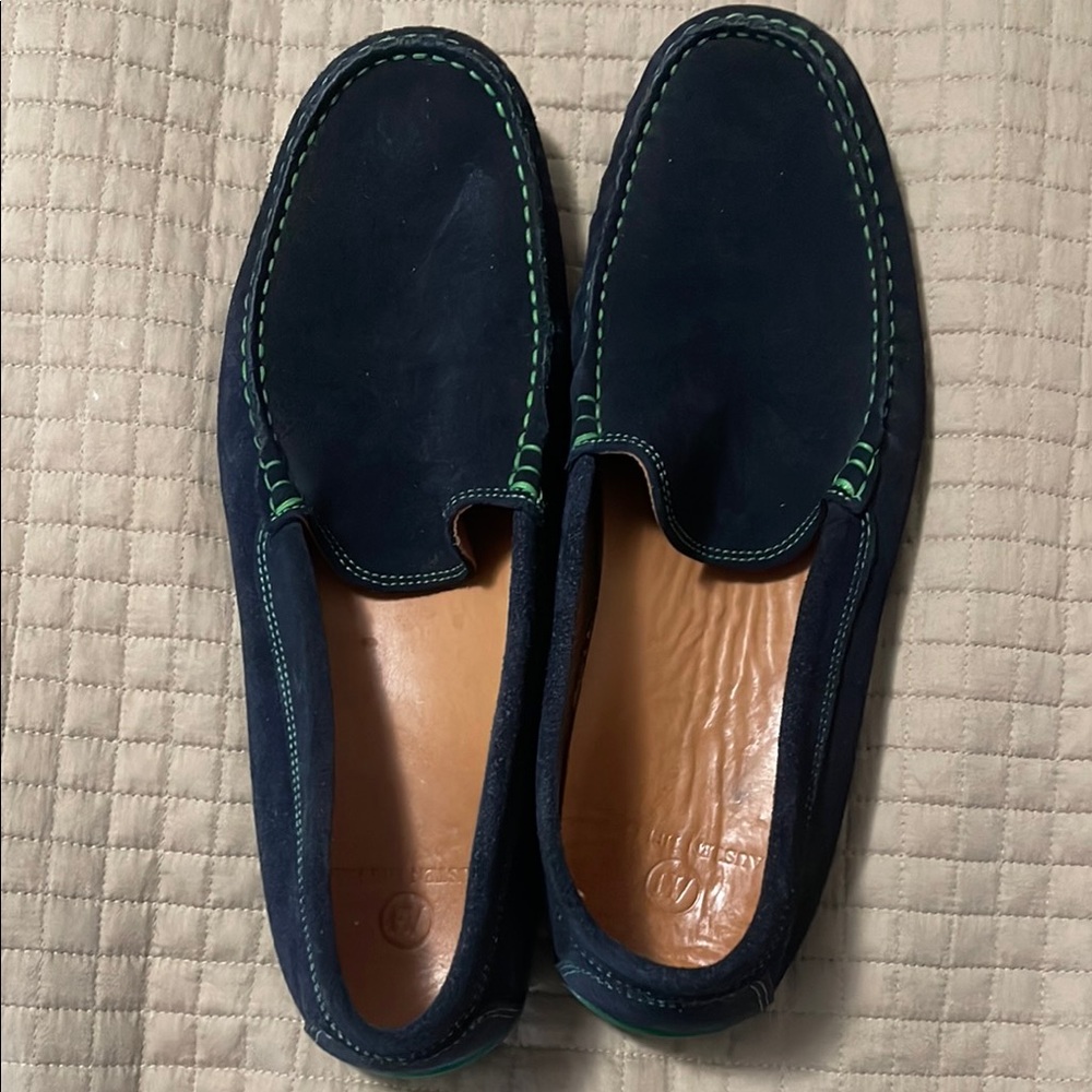 Men's Navy Loafers
